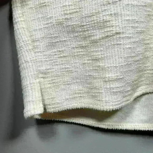 ZARA Cabana Resort Relaxed Button Up Collared Textured Linen Look Top Women XL - Picture 3 of 10